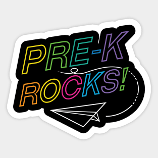 Pre K Rockers Kindergarten Back To School Teacher Sticker